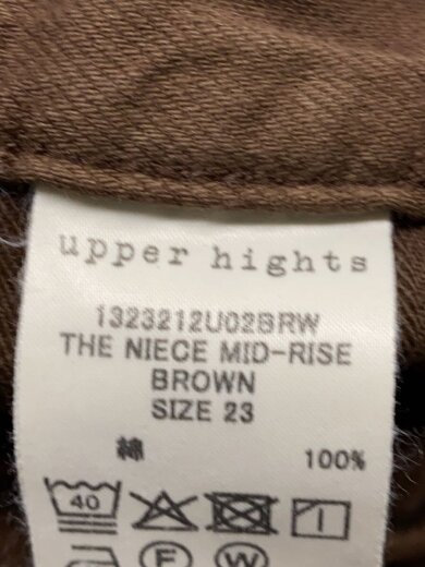 商品画像：THE NIECE MID-RISE/ボトム/23/デニム/BRW/無地// 5
