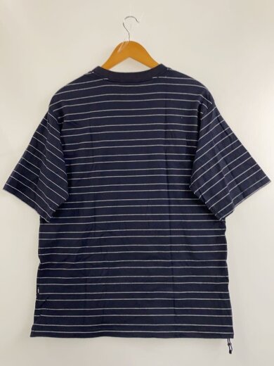 商品画像：Tシャツ/L/コットン/WHT/ボーダー/OPT10008-B/DRAWSTRING BORDER T-SHIRT// 2