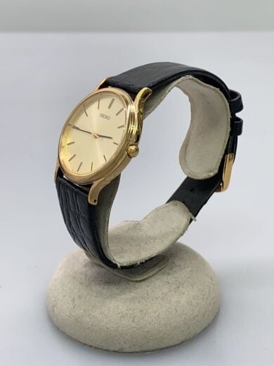 商品画像：クォーツ腕時計/アナログ/レザー/GLD/BLK/SZLJ156 2