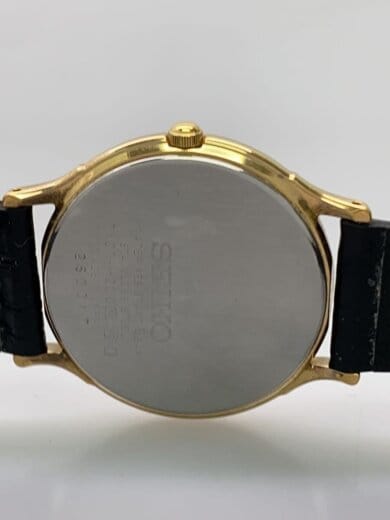 商品画像：クォーツ腕時計/アナログ/レザー/GLD/BLK/SZLJ156 3