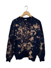 TIE DYE SWEAT/M/コットン/NVY