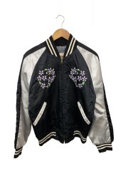 プリンス商会/yokosuka/舞妓/日本製/スカジャン/M/ナイロン/BLK/無地