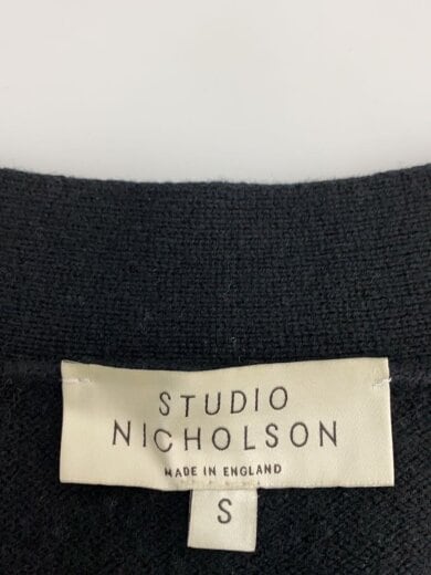 商品画像：カーディガン(厚手)/S/ウール/BLK/無地 3