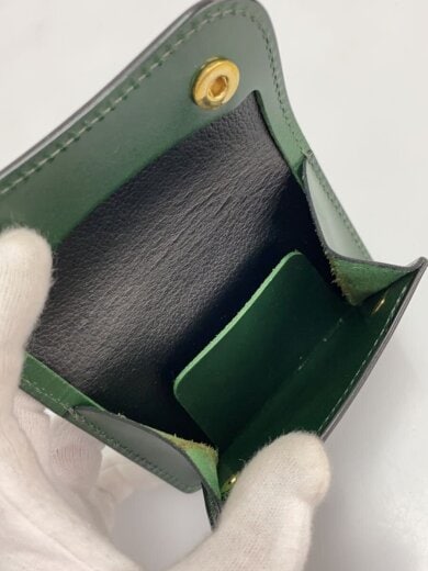 商品画像：CSS-TONGUE/財布/レザー/GRN/無地/メンズ 4