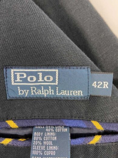 商品画像：紺ブレ/テーラードジャケット/42/リネン/NVY/無地 3