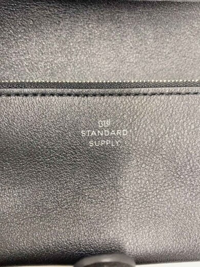 商品画像：Snap Wallet/2つ折り財布/レザー/BLK/無地/メンズ 3