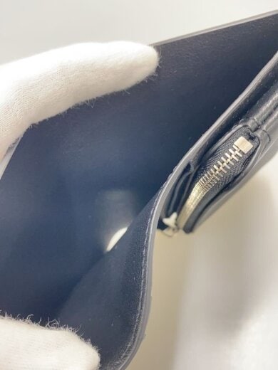 商品画像：Snap Wallet/2つ折り財布/レザー/BLK/無地/メンズ 6