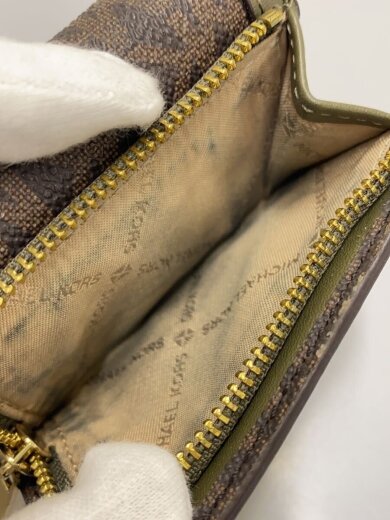 商品画像：ミニウォレット/3つ折り財布/レザー/BRW/レディース 5