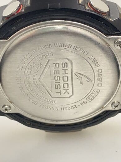 商品画像：クォーツ腕時計・G-SHOCK/デジアナ/BLK/GA-200SH-1AJF 3