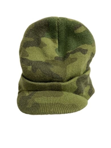 商品画像：ニットキャップ/アクリル/GRN/カモフラ/メンズ 1
