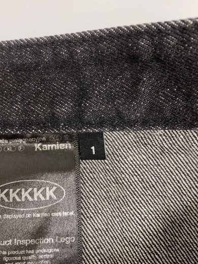 商品画像：kamien/ブーツカットパンツ/1/コットン/BLK 5