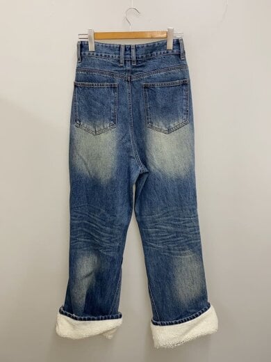 商品画像：Shearling Cuff Denim Pants/M/コットン/IDG/WD-DP3-23-315-M-NV 2
