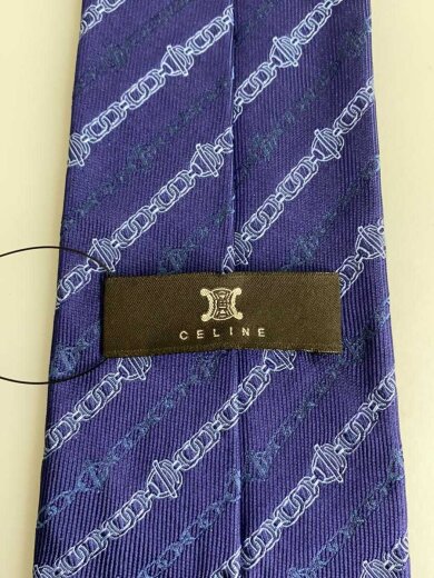 商品画像：ネクタイ/シルク/BLU/総柄/メンズ 3