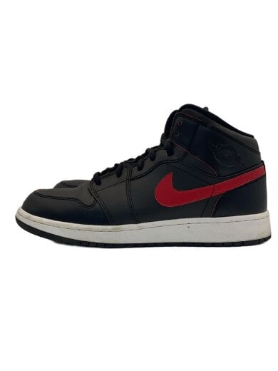 商品画像：Jordan 1 Retro MidBlack Gym Red/24.5cm/554725-009 1