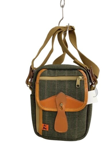 商品画像：ショルダーバッグ/ウール/KHK/チェック 1