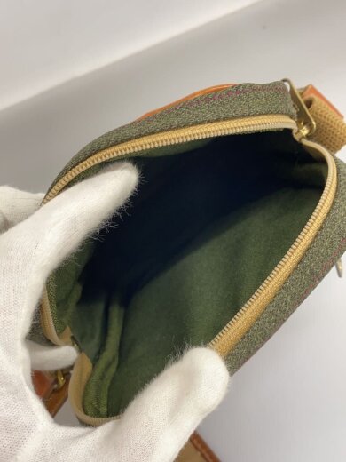 商品画像：ショルダーバッグ/ウール/KHK/チェック 6