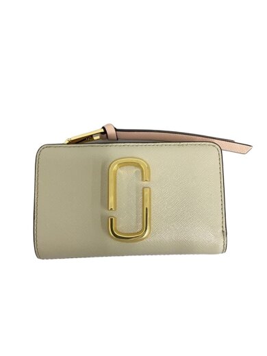 商品画像：スナップショット/2つ折り財布/PVC/BEG/無地/レディース 1