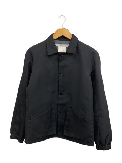 商品画像：コーチジャケット/1/ポリエステル/BLK/無地/081455 1