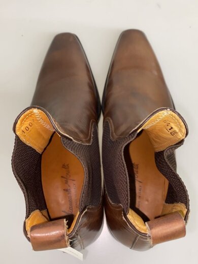 商品画像：イタリア製/スクエアトゥ/サイドゴアブーツ/41/BRW/レザー// 3