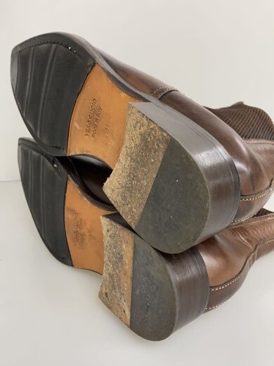 商品画像：イタリア製/スクエアトゥ/サイドゴアブーツ/41/BRW/レザー// 4