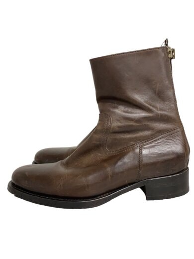 商品画像：バックジップブーツ/39/BRW/レザー// 1