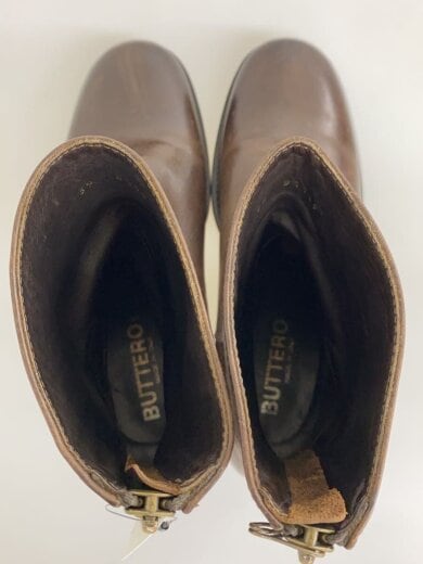 商品画像：バックジップブーツ/39/BRW/レザー// 3