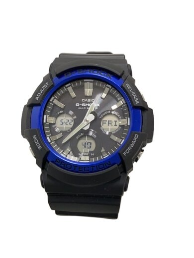 商品画像：ソーラー腕時計・G-SHOCK/デジアナ/ラバー/BLK/GAW-100B-1A2JF 1