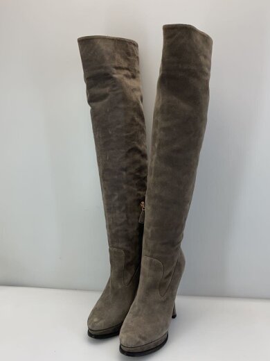 商品画像：ロングブーツ/35/GRY/スウェード 2