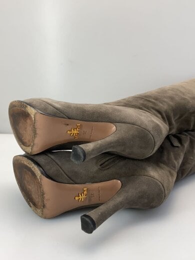 商品画像：ロングブーツ/35/GRY/スウェード 4