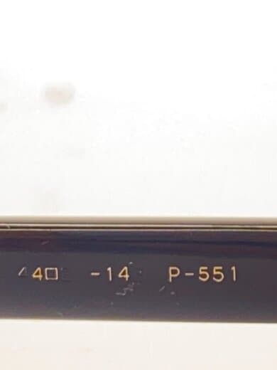 商品画像：メガネ/セルロイド/BLK/メンズ/P-551 5