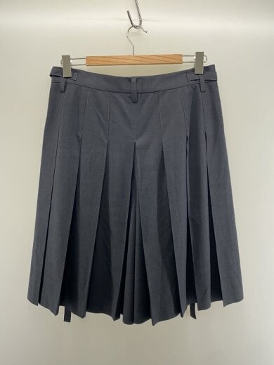 商品画像：プリーツワイドショーツ/L/ウール/GRY/UN-PT-M02 2