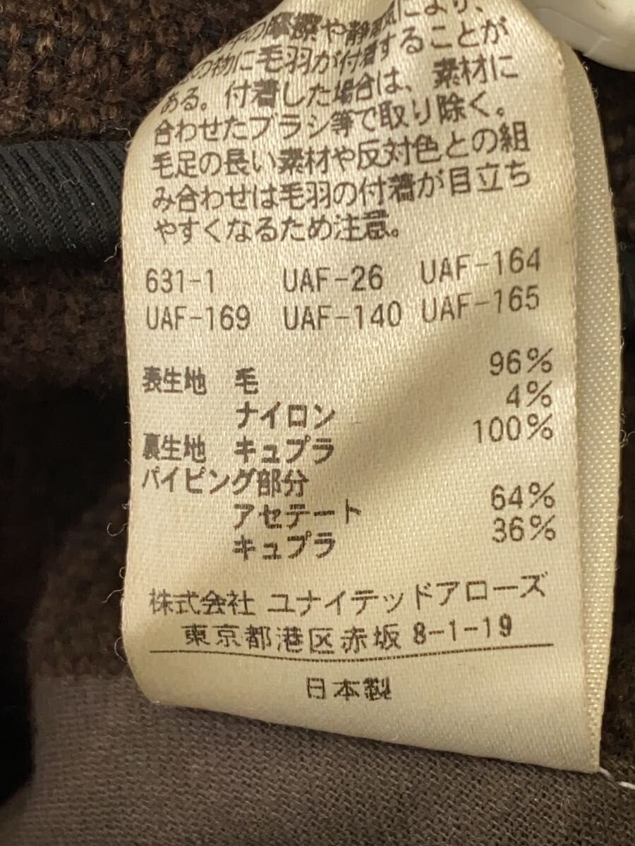 LOEFF / コート/0/ウール/BRW/無地/1625-209-4361