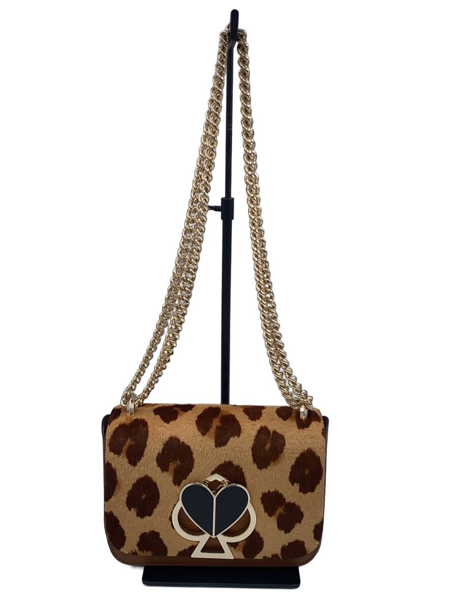 kate spade new york / ショルダーバッグ/--/BRW/レオパード