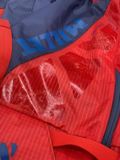 商品画像：リュック/ナイロン/RED/無地/MIS2145 8