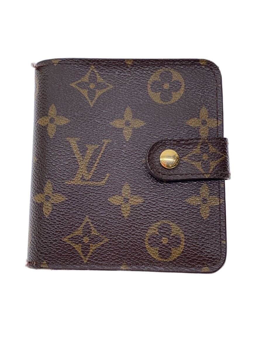 LOUIS VUITTON / 2つ折り財布/PVC/BRW/総柄/メンズ