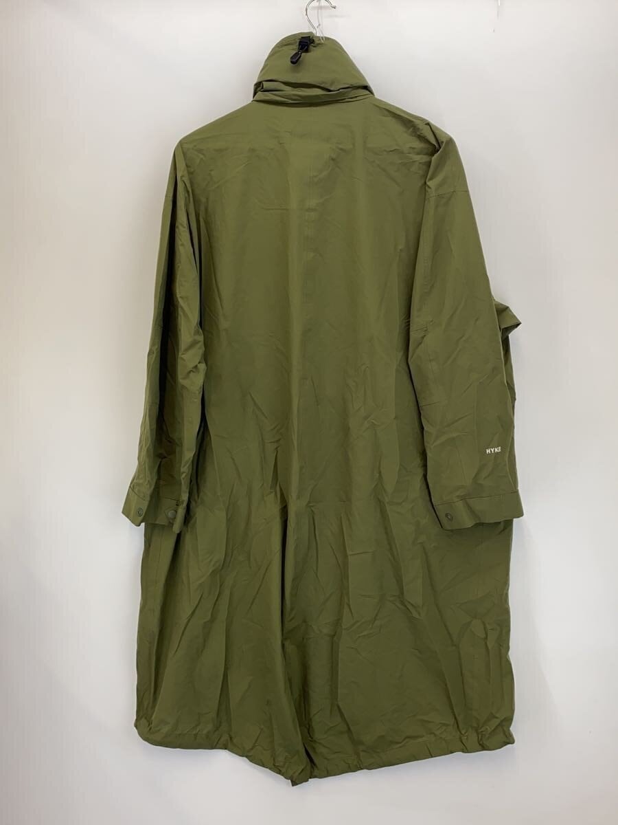 HYKE / 21SS/PERTEX MILITARY COAT/コート/2/ナイロン/KHK/211-27028