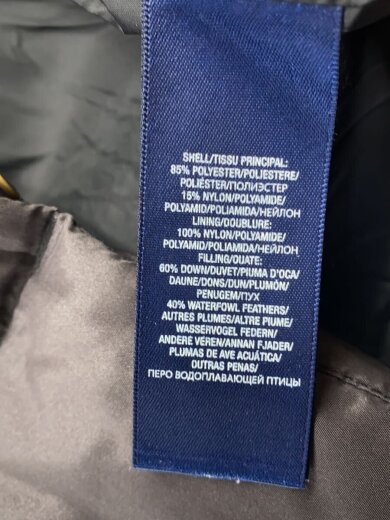 商品画像：ダウンジャケット/L/ナイロン/GRY/無地 5