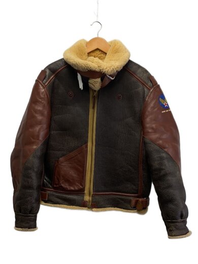 商品画像：フライトジャケット/38/羊革/BRW/無地/33h5595 1