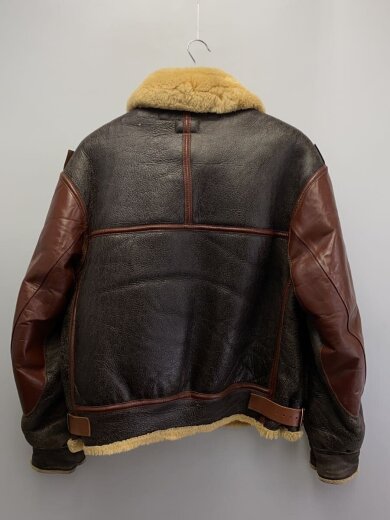 商品画像：フライトジャケット/38/羊革/BRW/無地/33h5595 2