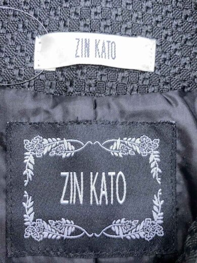 商品画像：ZIN KATO/コート/38/ポリエステル/BLK/無地/55076/A7757// 3