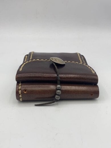 商品画像：2つ折り財布/レザー/BRW/無地/メンズ 6