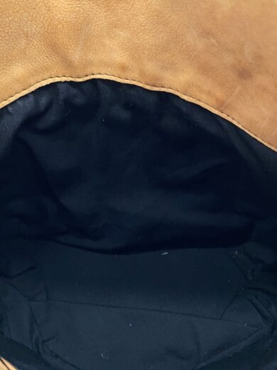 商品画像：ハンドバッグ/レザー/KHK/無地// 5