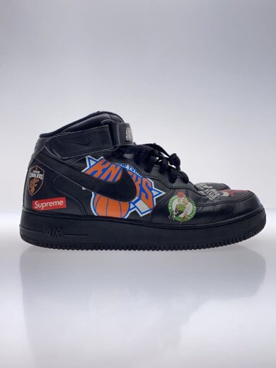 商品画像：AIR FORCE 1 MID 07 / SUPREME/エアフォースミッドシュプリーム/ブラック/28cm/BL 7