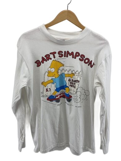 商品画像：長袖Tシャツ/L/コットン/WHT// 1