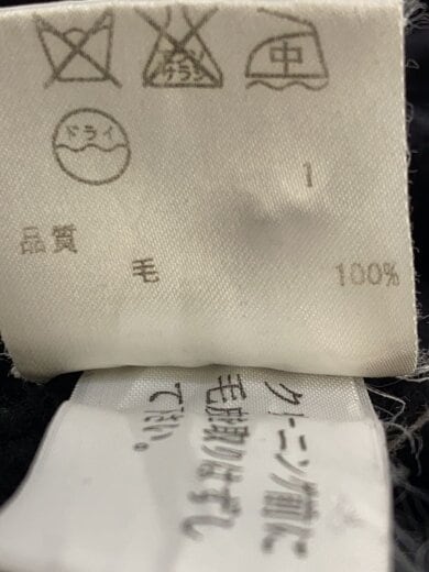 商品画像：ニット・セーター(薄手)/1/ウール/BLK/無地/438502/F1424// 5