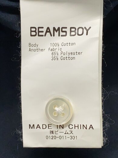 商品画像：長袖ワンピース/--/コットン/NVY/無地/13-26-1238-163// 3