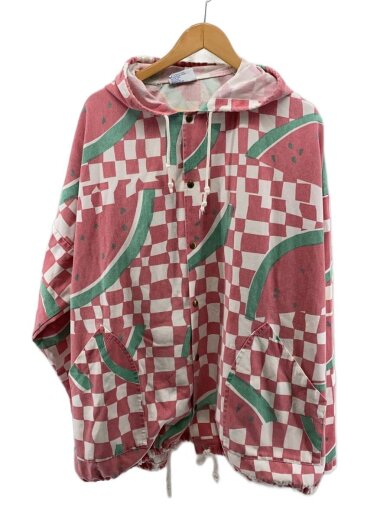 商品画像：MICHIGAN RAG CO/ジャケット/--/コットン/RED/総柄 1