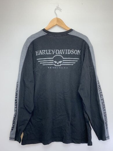 商品画像：長袖Tシャツ/XL/コットン/BLK/プリント// 2