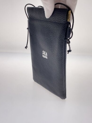 商品画像：ポーチ/サコッシュ/ショルダーバッグ/レザー/BLK// 2