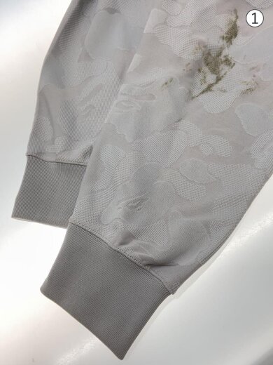 商品画像：Solid Camo Jacquard One Point Zip Hoodie/GRY/001ZPL301302M// 5